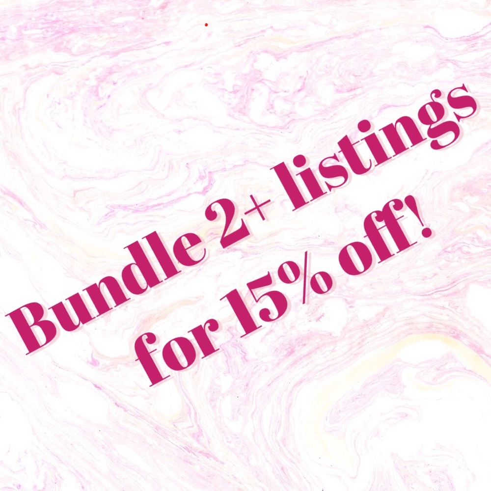 Bundle discount!